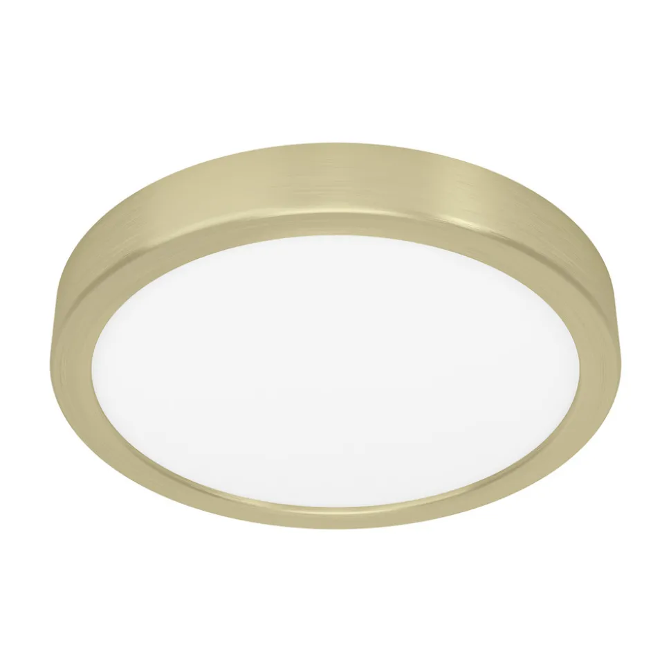 LED opbouwpaneel Fueva 5 IP20 830 messing Ø21cm