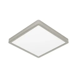 LED opbouwpaneel Fueva 5 IP20 830 nikkel 28,5x28,5cm