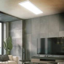 LED opbouwpaneel Slim 58x20cm aan/uit 4.000K wit