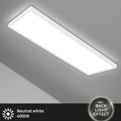 LED opbouwpaneel Slim 58x20cm aan/uit 4.000K wit