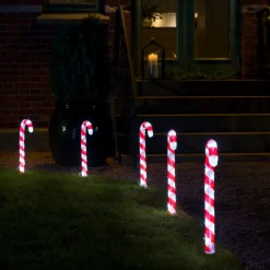 LED outdoor decoratie zuurstok SETE van 5