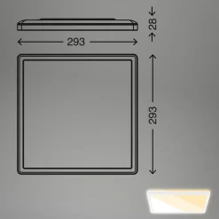 LED paneel 7556 Lichtkleur verstelbaar 29 x 29 cm