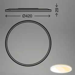 LED paneel 7557 Lichtkleur verstelbaar, Ø 42 cm