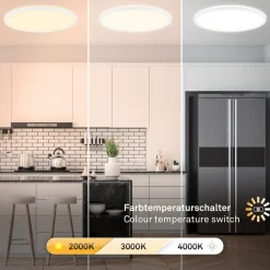 LED paneel 7557 Lichtkleur verstelbaar, Ø 42 cm