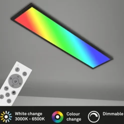 LED paneel, dimbaar, RGB, CCT, 100x25cm