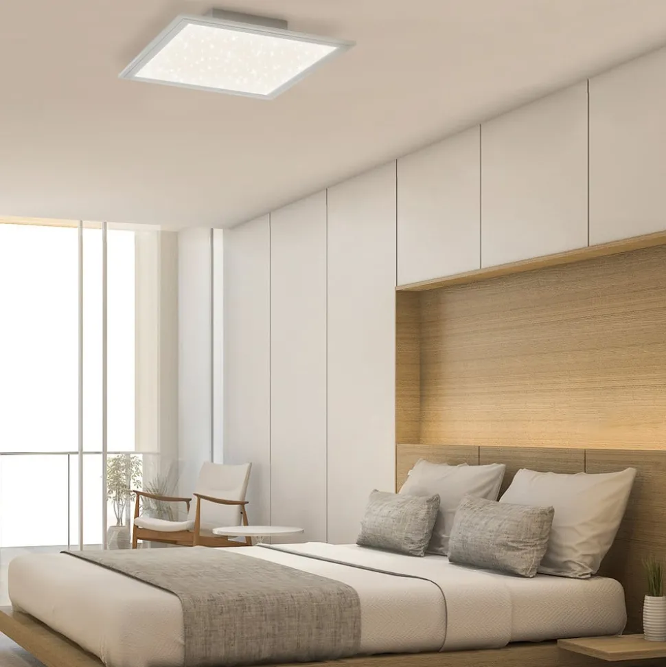 LED paneel Pallas, wit, dimbaar, CCT, 59,6x59,6cm