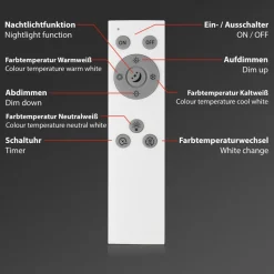 LED paneel Piatto CCT afstandsbediening 100x25 wit