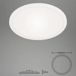 LED paneel Piatto CCT afstandsbediening, rond, wit