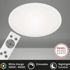 LED paneel Piatto CCT afstandsbediening, rond, wit