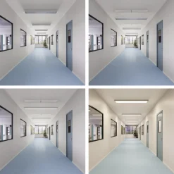 LED paneel PRO OFFICE SANO, 153 x 33 cm, DALI wit metaal CCT