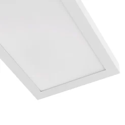 LED paneel PRO OFFICE SANO, 123 x 33 cm, dimbaar, wit metaal CCT