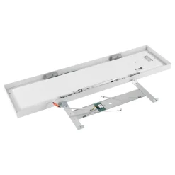 LED paneel PRO OFFICE SANO, 123 x 33 cm, dimbaar, wit metaal CCT