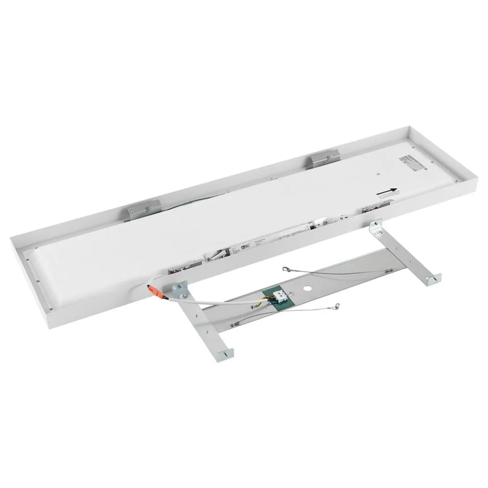 LED paneel PRO OFFICE SANO, 123 x 33 cm, dimbaar, wit metaal CCT