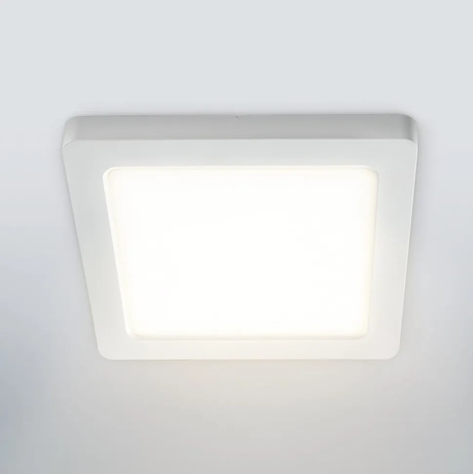LED paneel Selesto, vierkant, dimbaar, wit