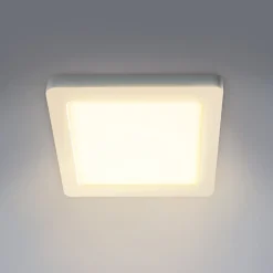 LED paneel Selesto, vierkant, dimbaar, wit