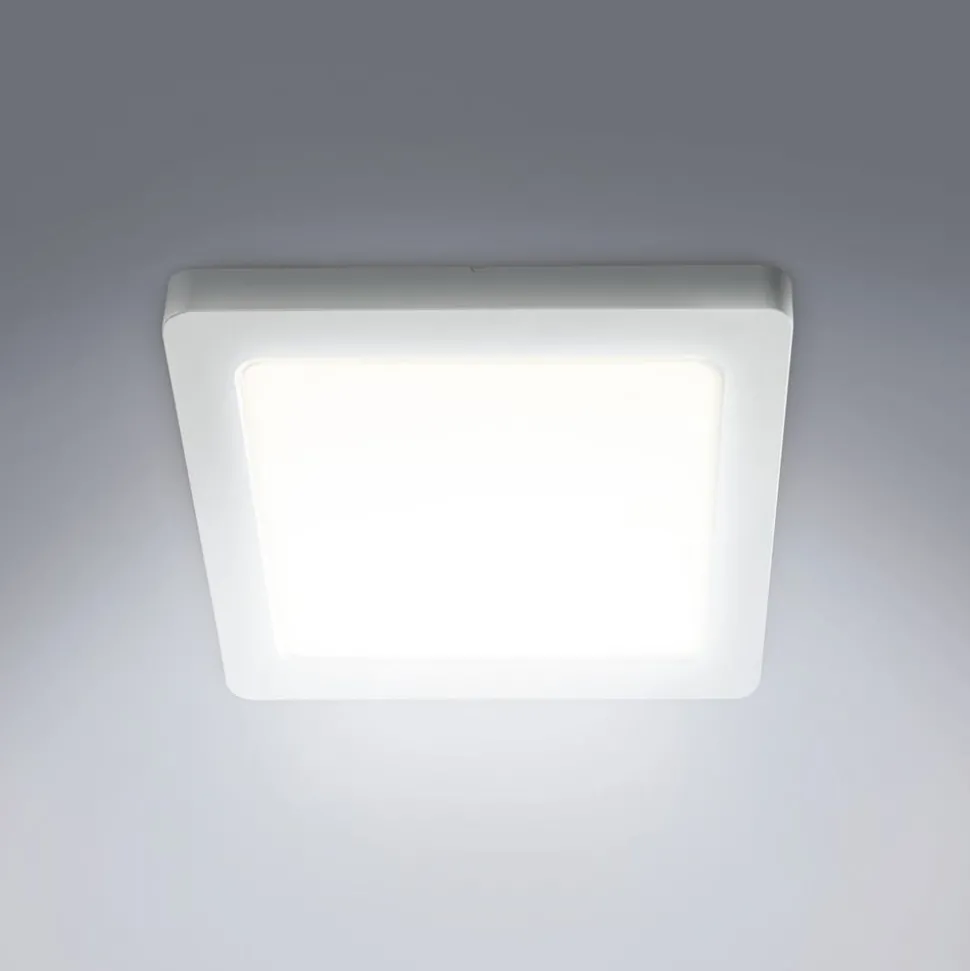 LED paneel Selesto, vierkant, dimbaar, wit