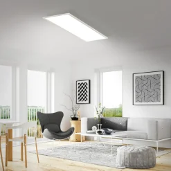 LED paneel Simple, wit, ultravlak, 119,5x29,5cm