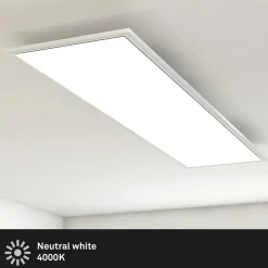 LED paneel Simple, wit, ultravlak, 119,5x29,5cm