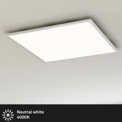 LED paneel Simple wit, ultravlak, 59,5x59,5 cm