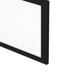 LED paneel Simple, zwart, ultravlak, 30x30cm