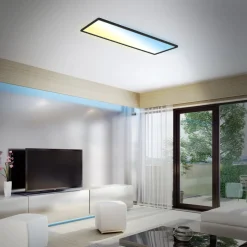 LED paneel Slim zwart ultravlak CCT, 59x20cm