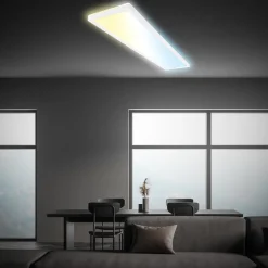 LED paneel Tava CCT, wit, 98 x 20 cm, achtergrondverlichting, kunststof