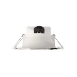 LED plafond inbouwlamp Acrux, Ø 17 cm, zilver mat, CCT