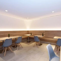 LED plafond inbouwlamp Acrux, Ø 15 cm, zwart, CCT