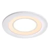 LED plafond inbouwlamp Clyde, warmwit, Ø 8 cm