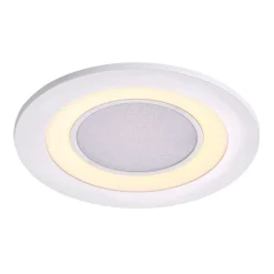 LED plafond inbouwlamp Clyde, warmwit, Ø 8 cm