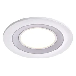 LED plafond inbouwlamp Clyde, warmwit, Ø 8 cm
