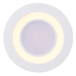 LED plafond inbouwlamp Clyde, warmwit, Ø 8 cm