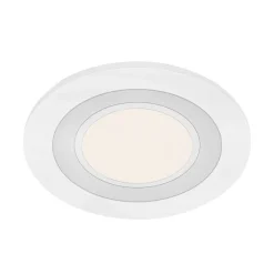 LED plafond inbouwlamp Clyde, warmwit, Ø 8 cm