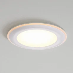 LED plafond inbouwlamp Elkton, Ø 8 cm