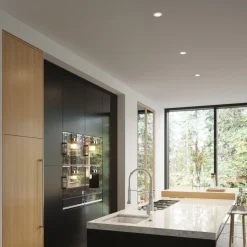 LED plafond inbouwlamp Elkton, Ø 8 cm