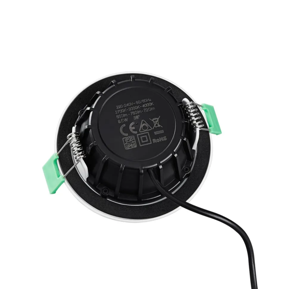 LED plafond inbouwspot DL8002, zwenkbaar, 38°