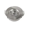LED plafond inbouwspot DL6809, rond, nikkel