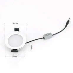 LED plafond inbouwspot Office, UGR<19, CCT, wit