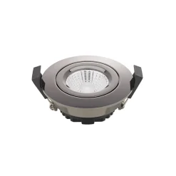 LED plafondinbouwspot Diled, Ø 8,5 cm, 6 W, 3.000 K, chroom