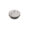LED plafondinbouwspot Diled, Ø 6,7 cm, 3.000 K, staal