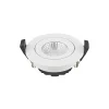 LED plafondinbouwspot Diled, Ø 8,5 cm, 6 W, 3.000 K, wit