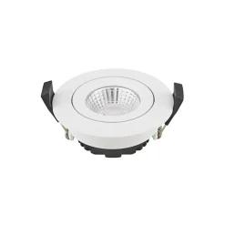 LED plafondinbouwspot Diled, Ø 8,5 cm, 6 W, 3.000 K, wit