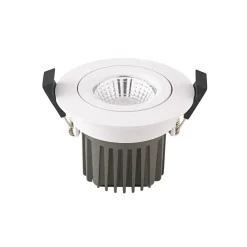 LED plafondinbouwspot Diled, Ø 8,5cm, 10 W, Dime, wit