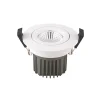 LED plafondinbouwspot Diled, Ø 8,5 cm, 10 W, 3.000 K, wit