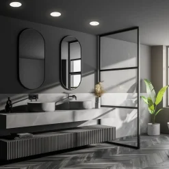 LED plafondinbouwspot Kulana Mini IP44 per 3 wit