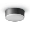 LED plafondlamp 1421 voor buiten plafond, grafiet Ø 20,5cm