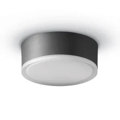 LED plafondlamp 1421 voor buiten plafond, grafiet Ø 20,5cm