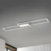 LED plafondlamp Asmin, CCT, staal, 109,5x25,7cm
