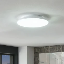 LED plafondlamp Azra, wit, rond, IP54, Ø 25 cm