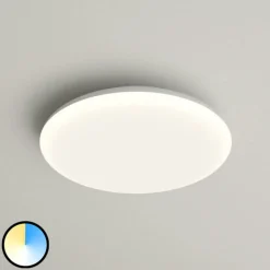 LED plafondlamp Azra, wit, rond, IP54, Ø 25 cm
